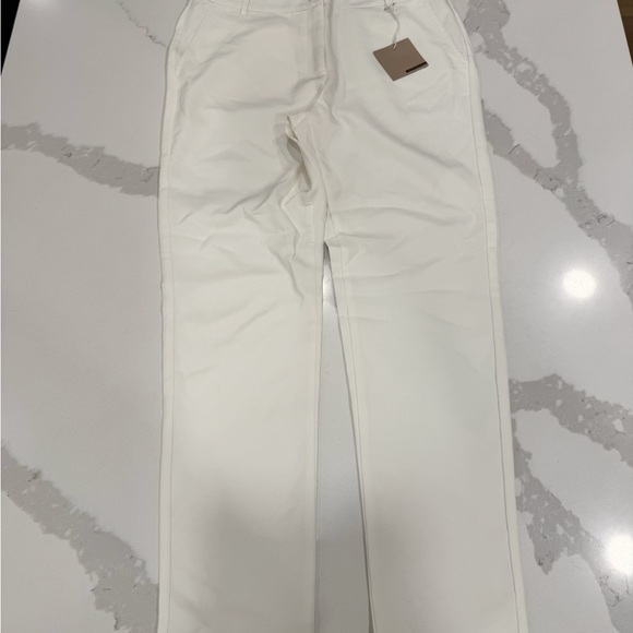 Active USA Pants - Active USA Women's Cream Ankle Pants